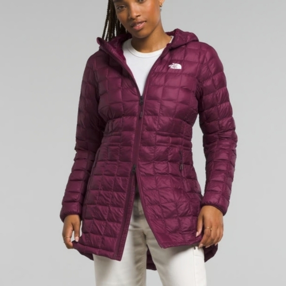 The North Face Thermoball Eco Parka Thigh-length Fitted Quilted Puffer Coat S - Picture 2 of 15